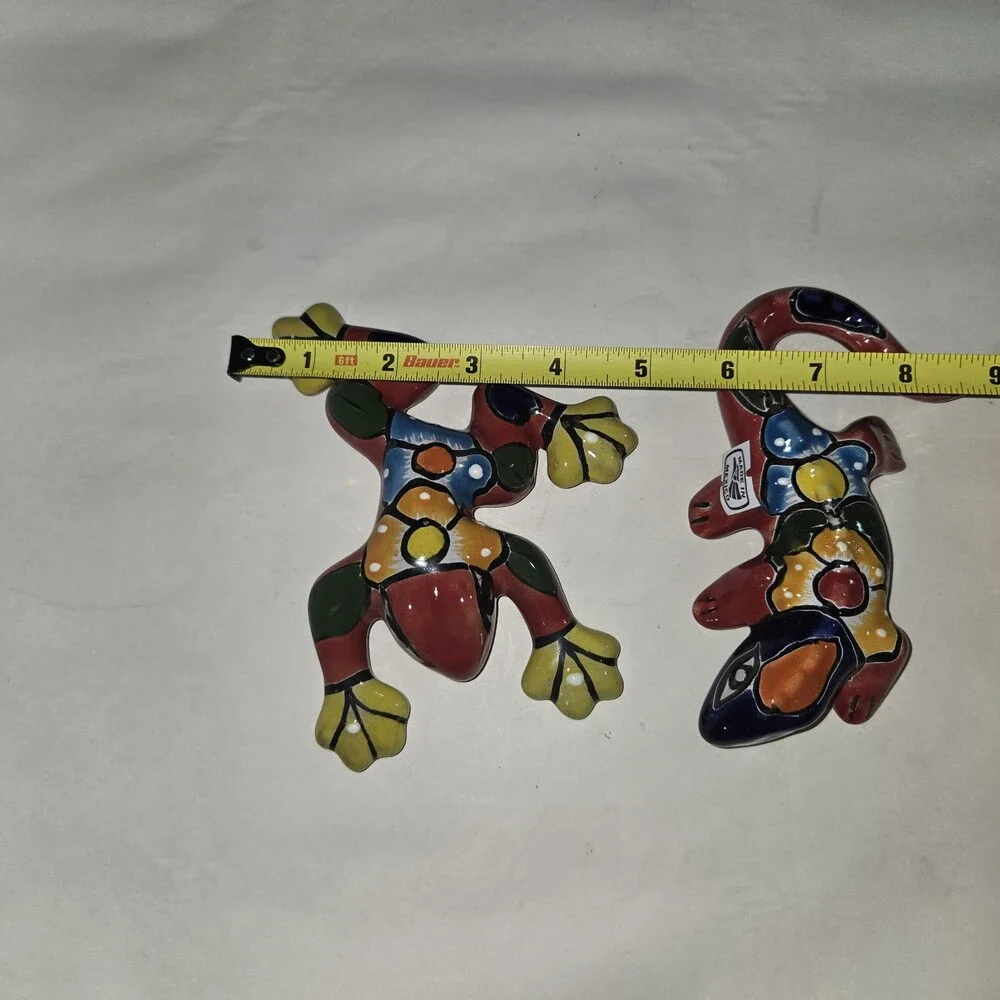 Talavera Trio Figurines Mexican Art Handmade